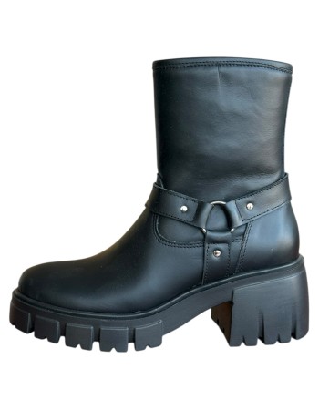 Δερμάτινο Γυναικείo Μποτάκι - W16