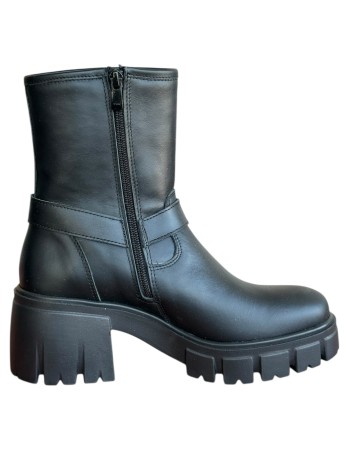 Δερμάτινο Γυναικείo Μποτάκι - W16