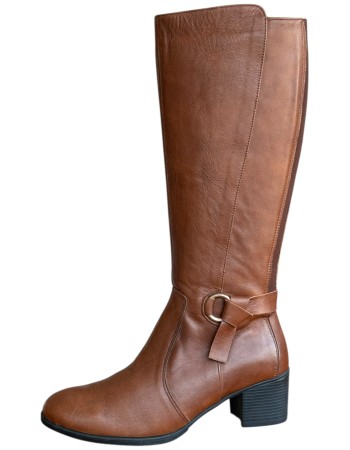 Δερμάτινη Γυναικεία Mπότα - W19