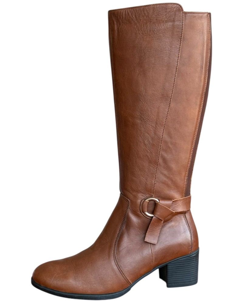 Δερμάτινη Γυναικεία Mπότα - W19