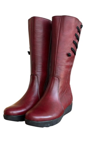 Δερμάτινη Γυναικεία Mπότα - W22