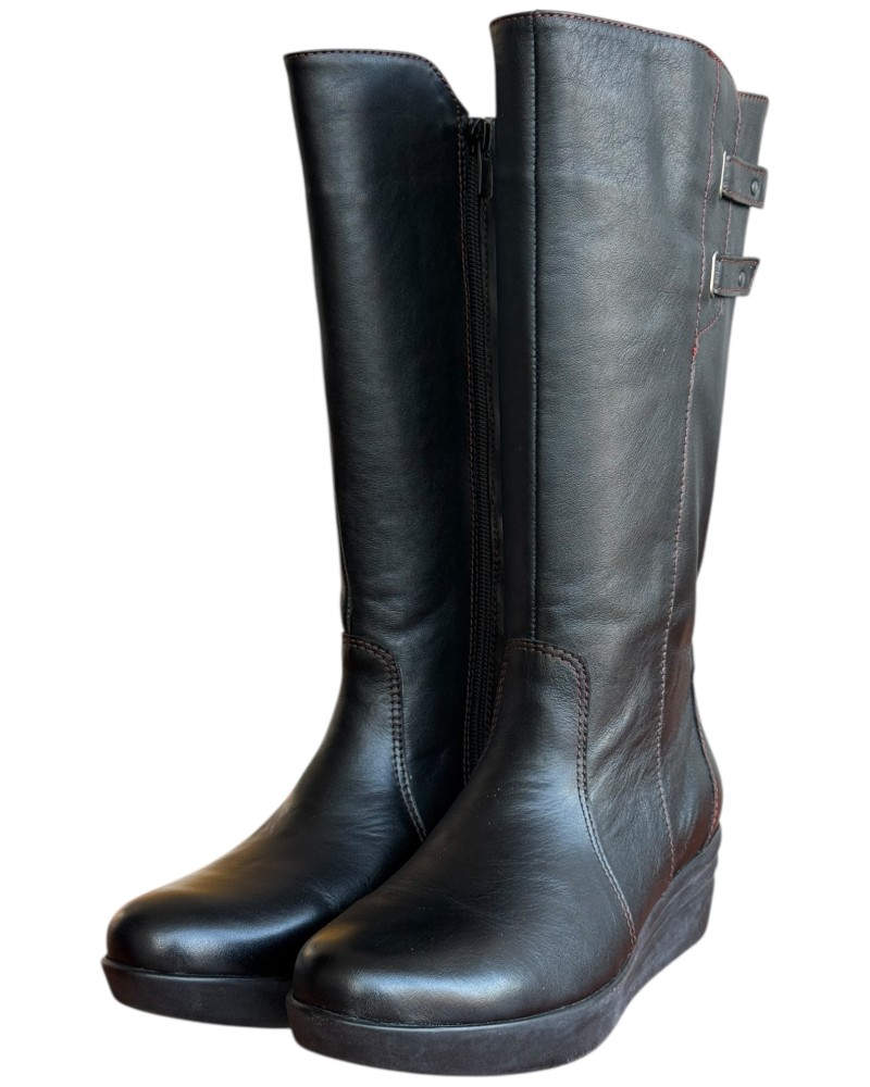 Δερμάτινη Γυναικεία Mπότα - W25