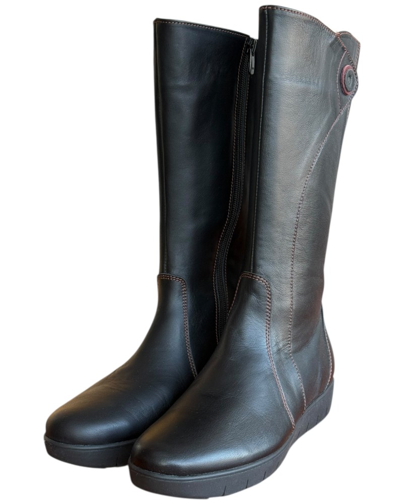 Δερμάτινη Γυναικεία Mπότα - W26