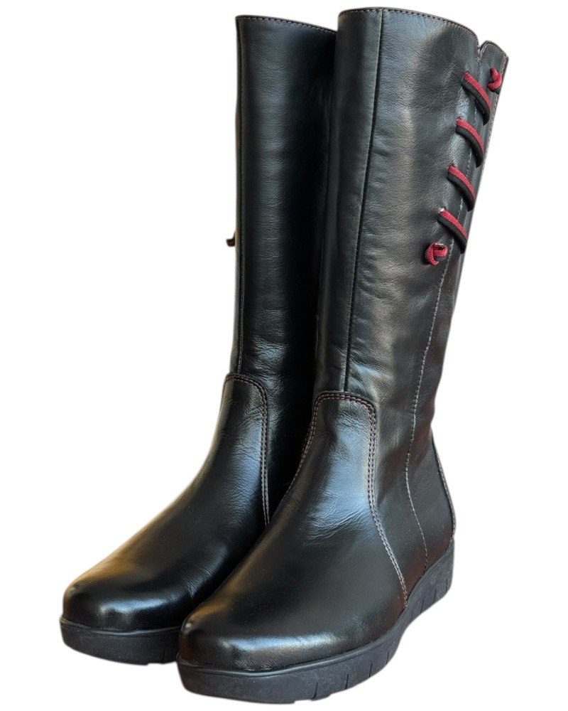 Δερμάτινη Γυναικεία Mπότα - W27