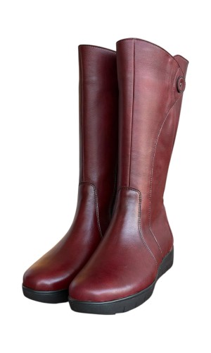 Δερμάτινη Γυναικεία Mπότα - W28