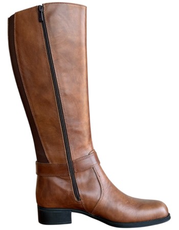 Δερμάτινη Γυναικεία Mπότα - W30