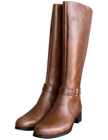 Δερμάτινη Γυναικεία Mπότα - W30