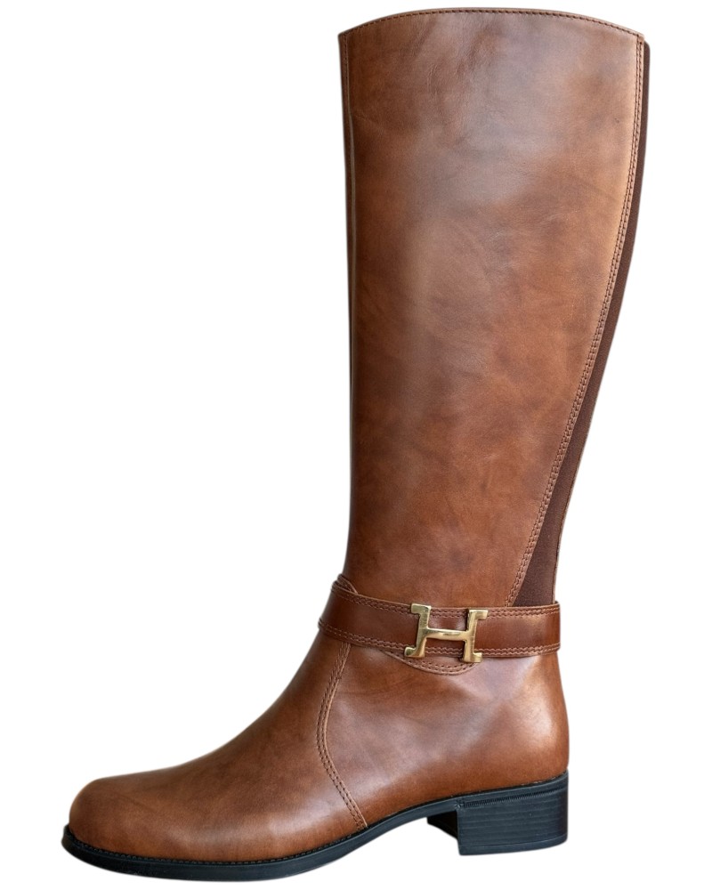 Δερμάτινη Γυναικεία Mπότα - W30