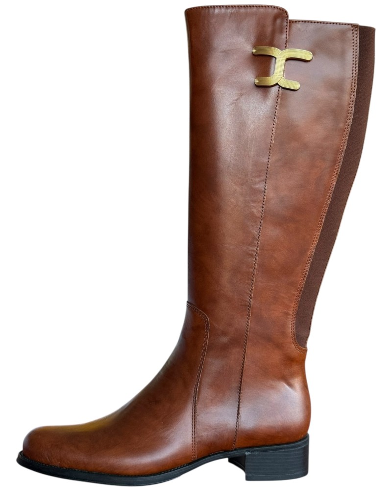 Δερμάτινη Γυναικεία Mπότα - W31