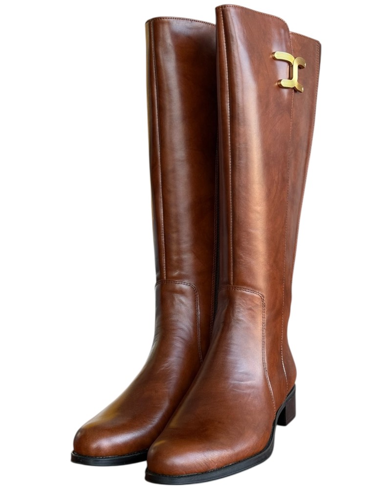 Δερμάτινη Γυναικεία Mπότα - W31