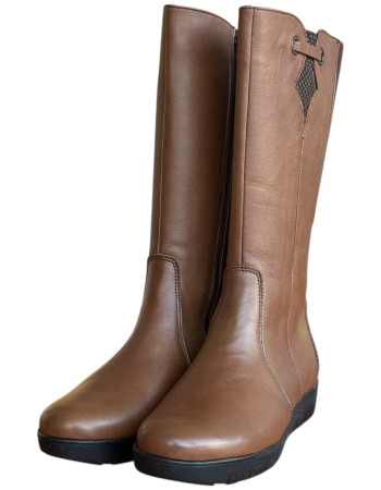 Δερμάτινη Γυναικεία Mπότα - W34