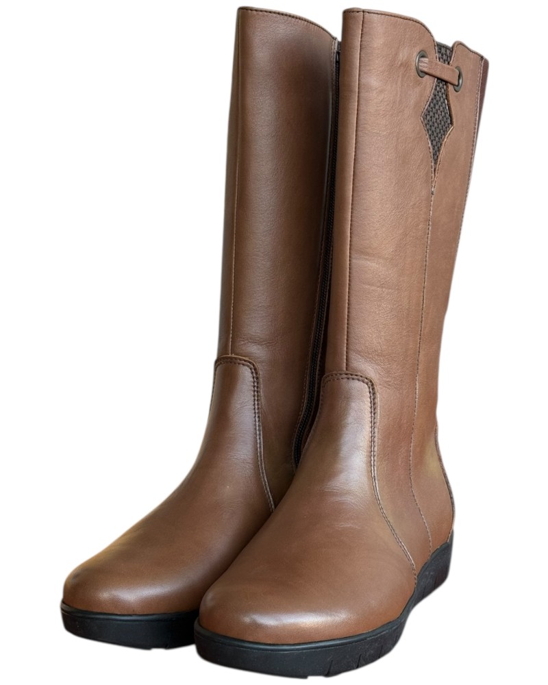 Δερμάτινη Γυναικεία Mπότα - W34