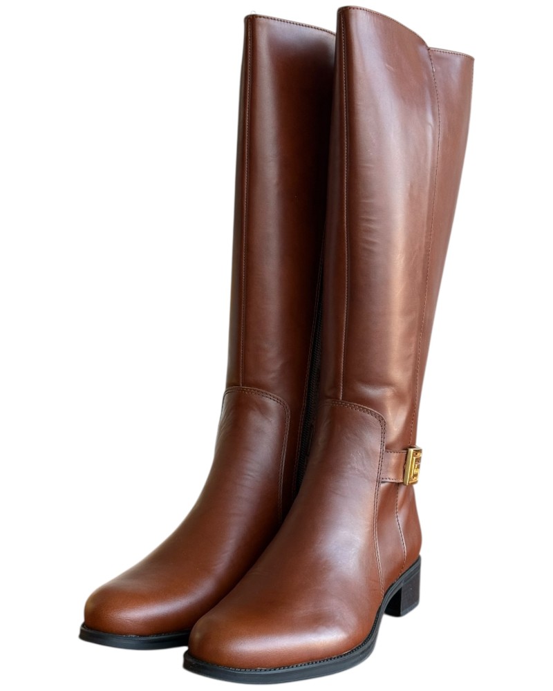 Δερμάτινη Γυναικεία Mπότα - W36