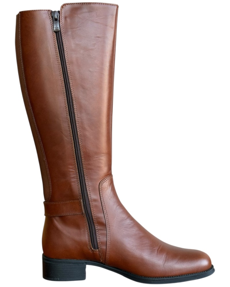 Δερμάτινη Γυναικεία Mπότα - W36