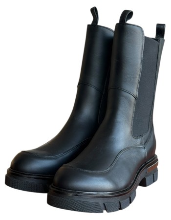 Δερμάτινο Γυναικείo Μποτάκι - W37