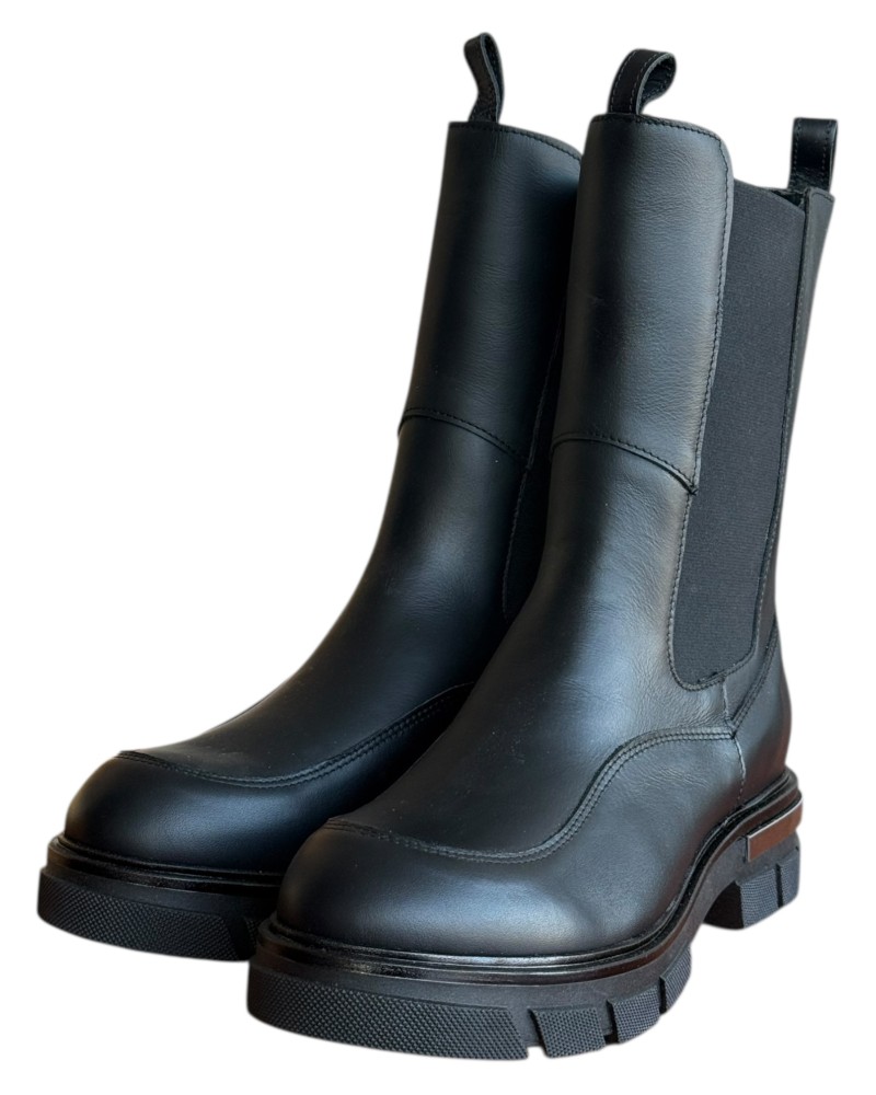 Δερμάτινο Γυναικείo Μποτάκι - W37