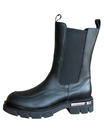 Δερμάτινο Γυναικείo Μποτάκι - W37