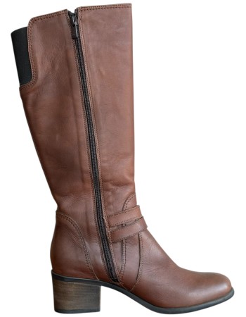 Δερμάτινη Γυναικεία Mπότα - W39