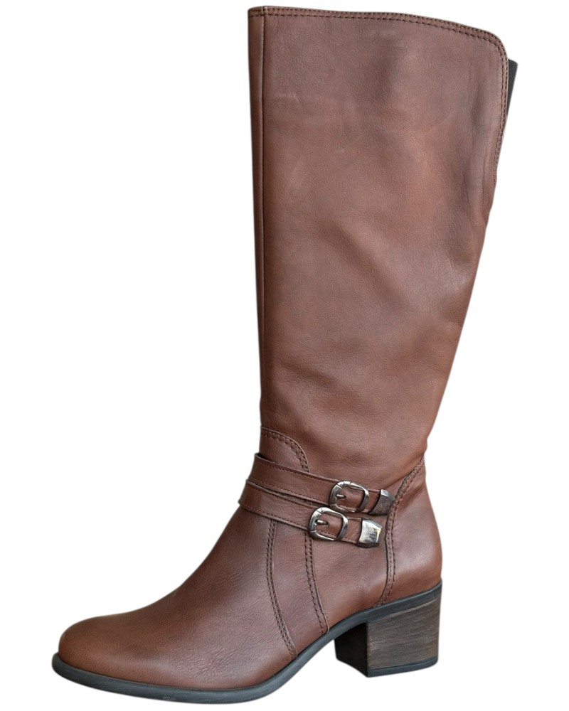 Δερμάτινη Γυναικεία Mπότα - W39