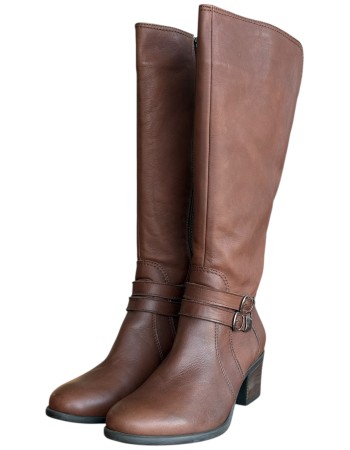 Δερμάτινη Γυναικεία Mπότα - W39