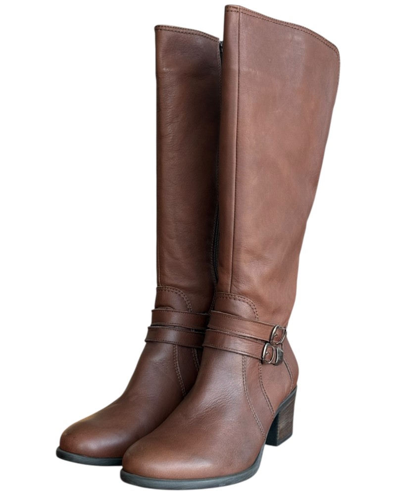 Δερμάτινη Γυναικεία Mπότα - W39