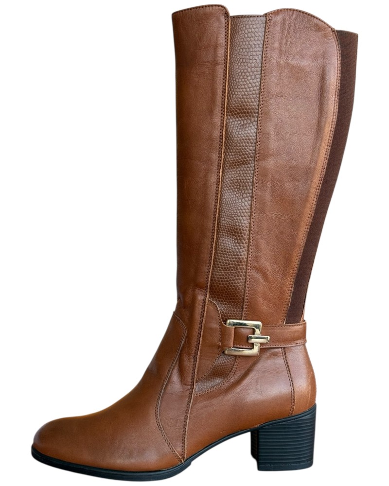 Δερμάτινη Γυναικεία Mπότα - W4