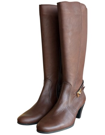 Δερμάτινη Γυναικεία Mπότα - W42