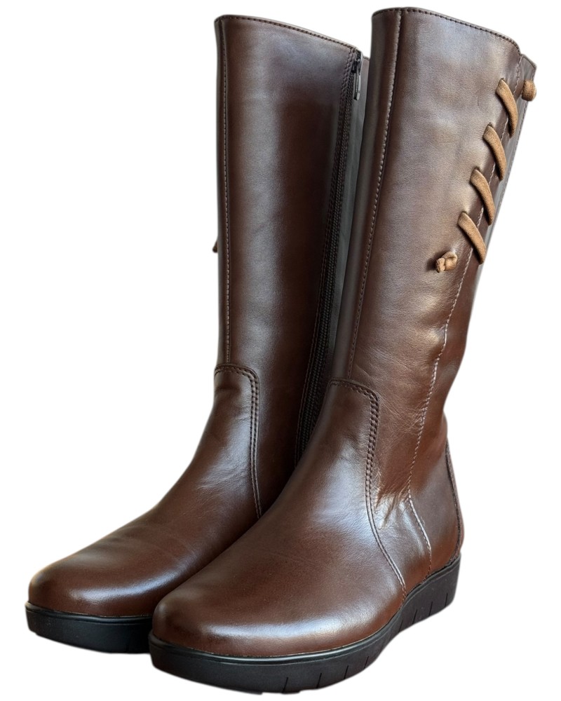 Δερμάτινη Γυναικεία Mπότα - W44