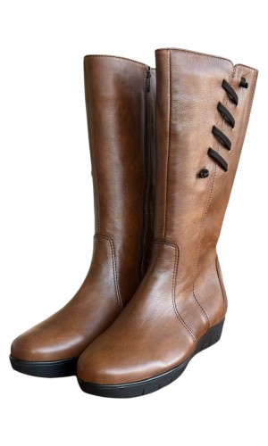 Δερμάτινη Γυναικεία Mπότα - W46