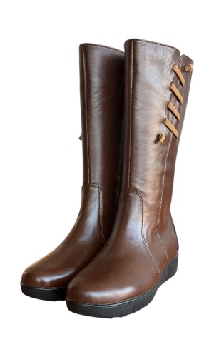 Δερμάτινη Γυναικεία Mπότα - W48