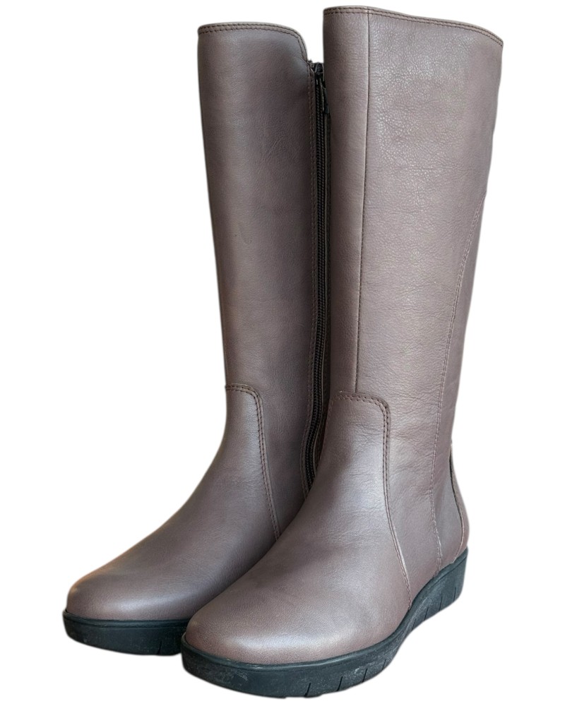 Δερμάτινη Γυναικεία Mπότα - W49