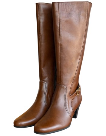 Δερμάτινη Γυναικεία Mπότα - W5