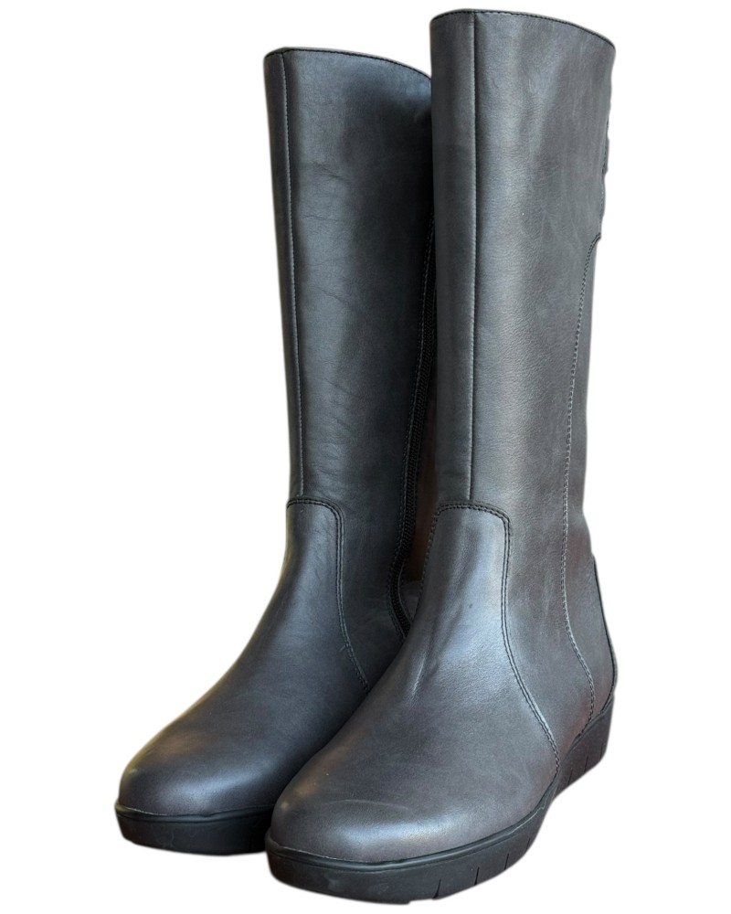 Δερμάτινη Γυναικεία Mπότα - W56