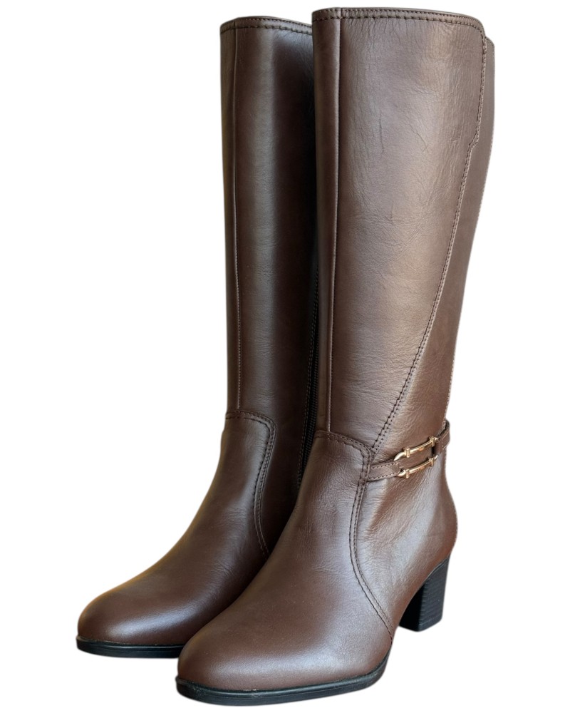 Δερμάτινη Γυναικεία Mπότα - W6