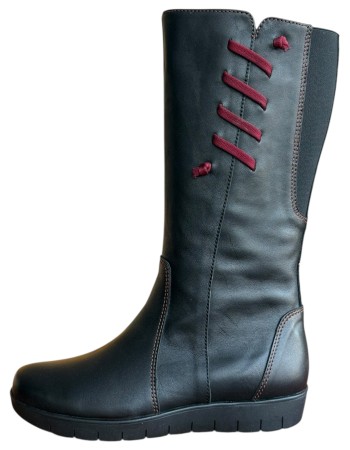 Δερμάτινη Γυναικεία Mπότα - W60