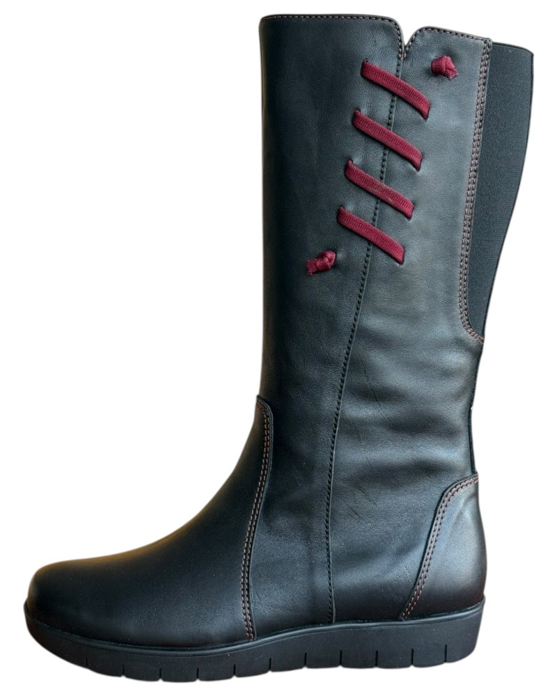 Δερμάτινη Γυναικεία Mπότα - W60