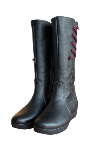 Δερμάτινη Γυναικεία Mπότα - W60