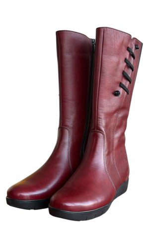 Δερμάτινη Γυναικεία Mπότα - W61