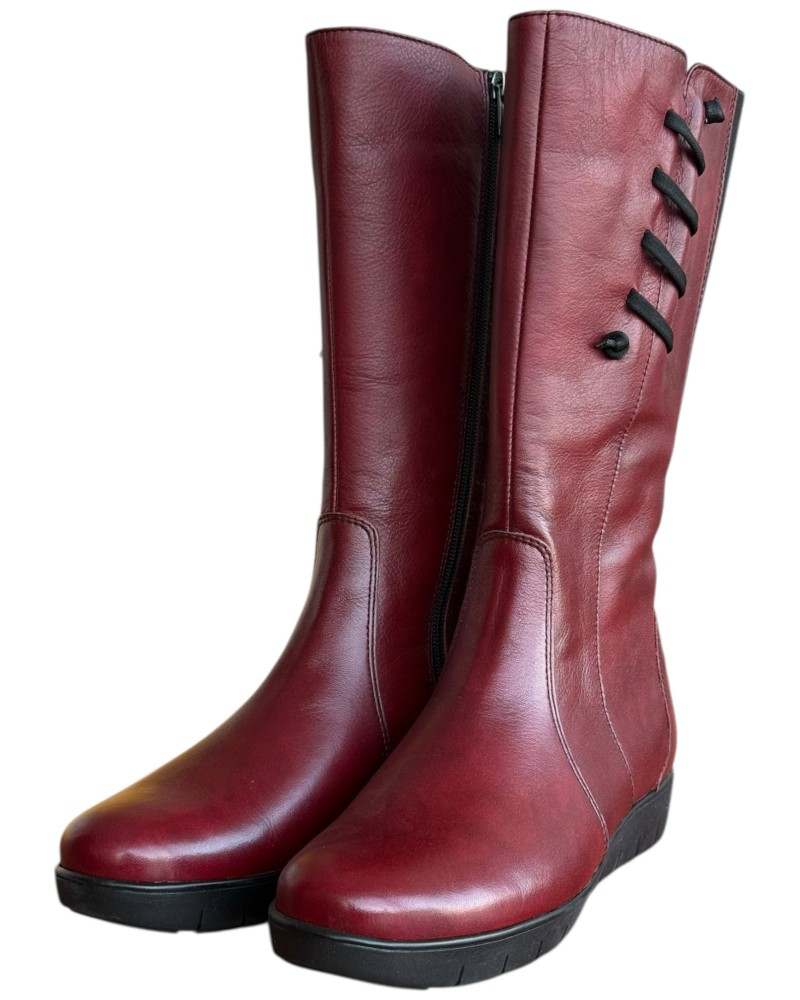 Δερμάτινη Γυναικεία Mπότα - W61