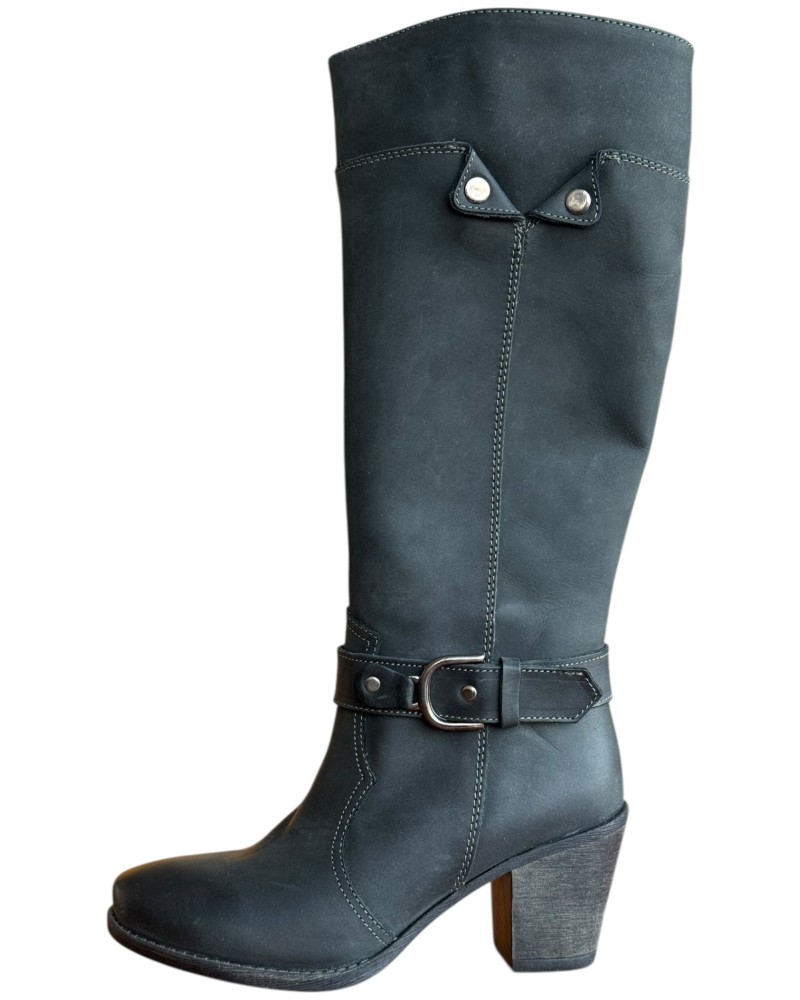 Δερμάτινη Γυναικεία Mπότα - W62