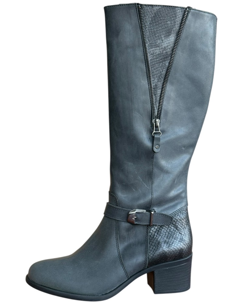 Δερμάτινη Γυναικεία Mπότα - W63