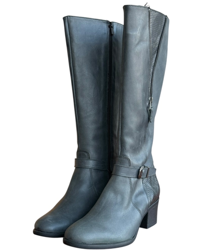 Δερμάτινη Γυναικεία Mπότα - W63