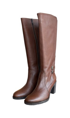 Δερμάτινη Γυναικεία Mπότα - W64