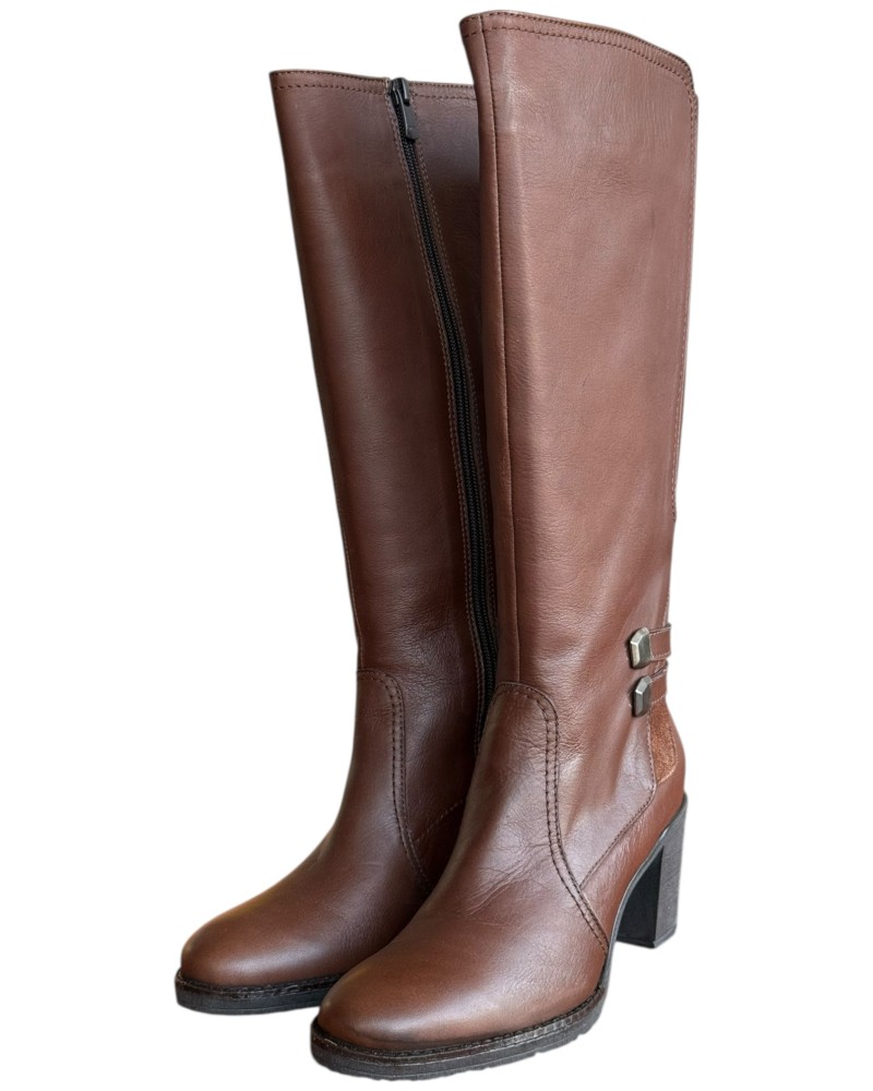 Δερμάτινη Γυναικεία Mπότα - W64