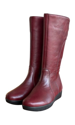 Δερμάτινη Γυναικεία Mπότα - W68