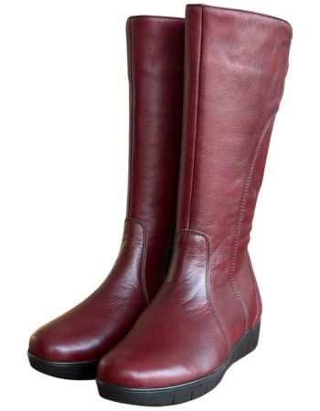 Δερμάτινη Γυναικεία Mπότα - W68
