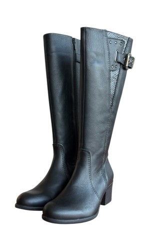 Δερμάτινη Γυναικεία Mπότα - W69