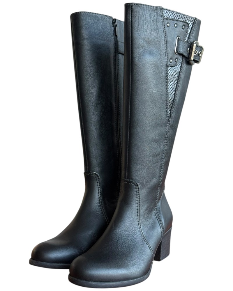 Δερμάτινη Γυναικεία Mπότα - W69