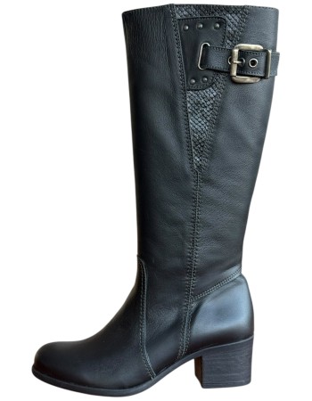 Δερμάτινη Γυναικεία Mπότα - W69