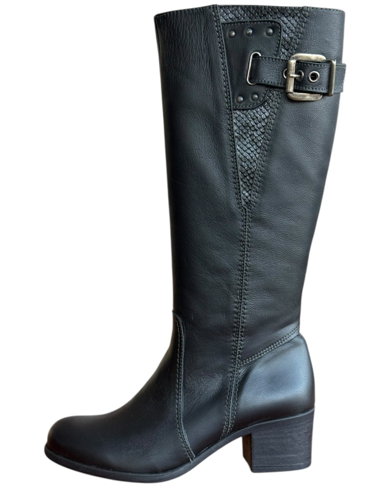 Δερμάτινη Γυναικεία Mπότα - W69